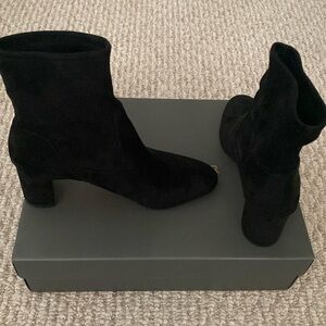 Ann Taylor Suede Sock Booties